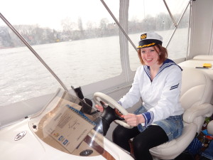 Captain at the helm