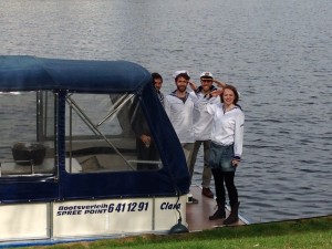 Hobby sailors onboard