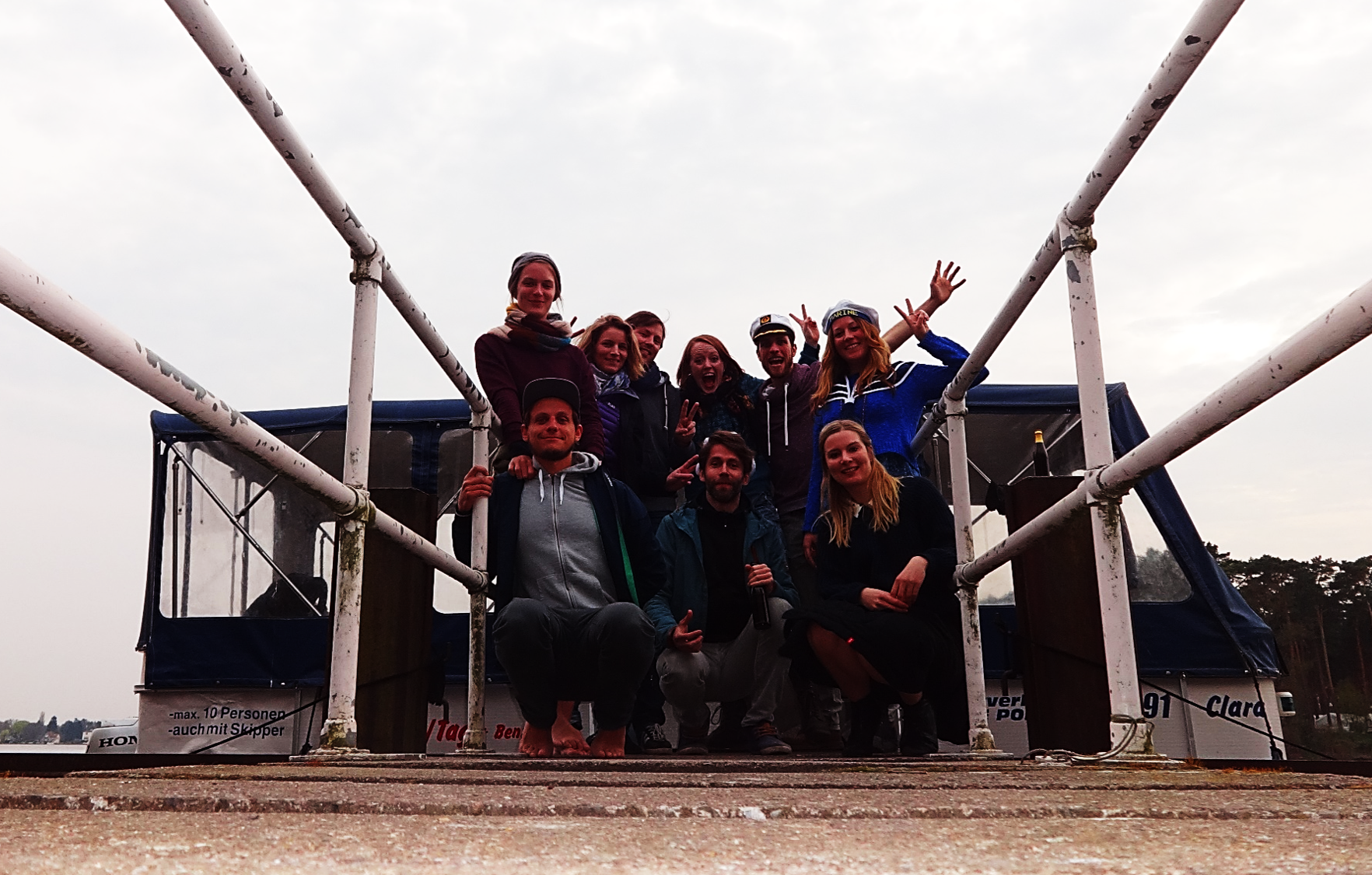 Team photo, our raft crew