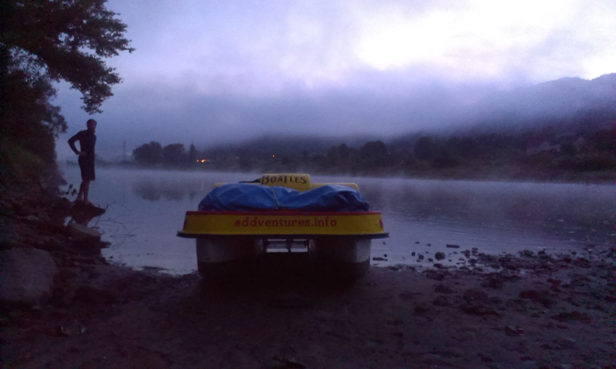 sunrise pedalo paddle boat river adventure