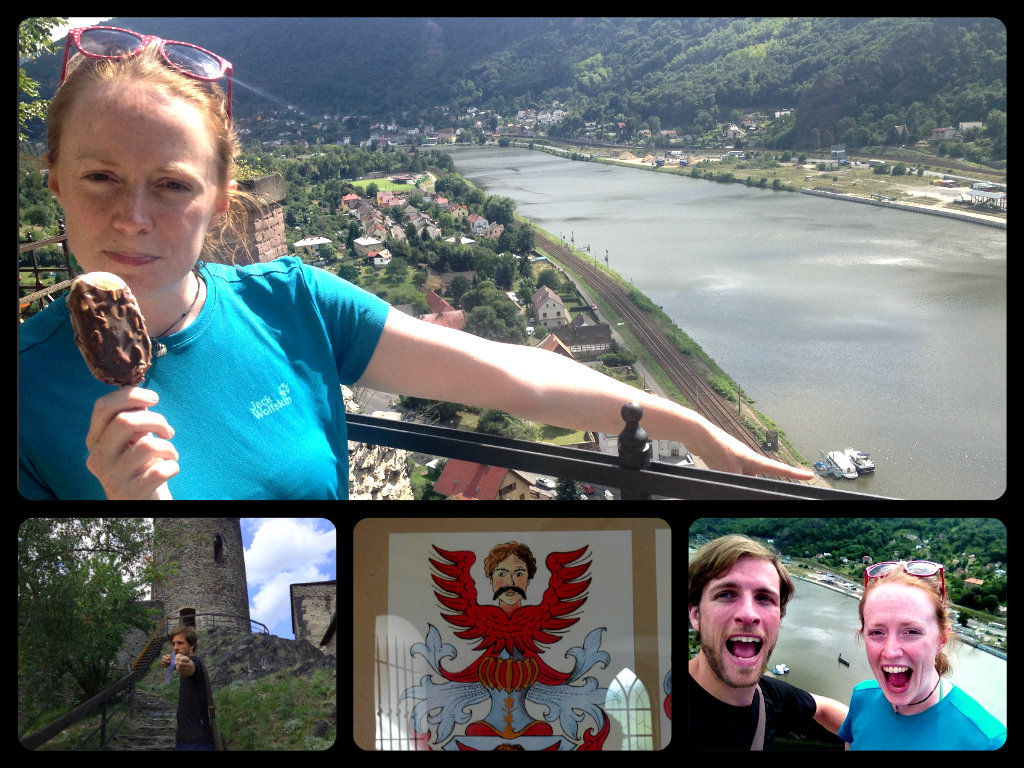 exploring burg schreckenstein czech republic usti