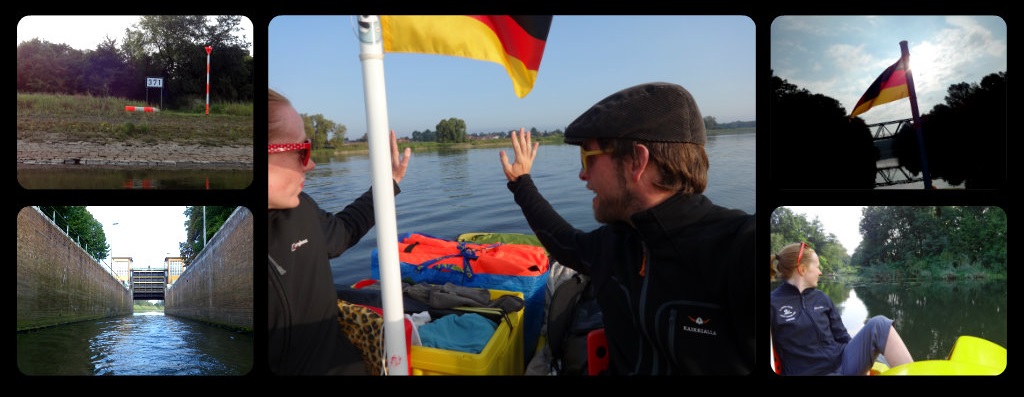anfang der elbe havel kanal boatle tretboot