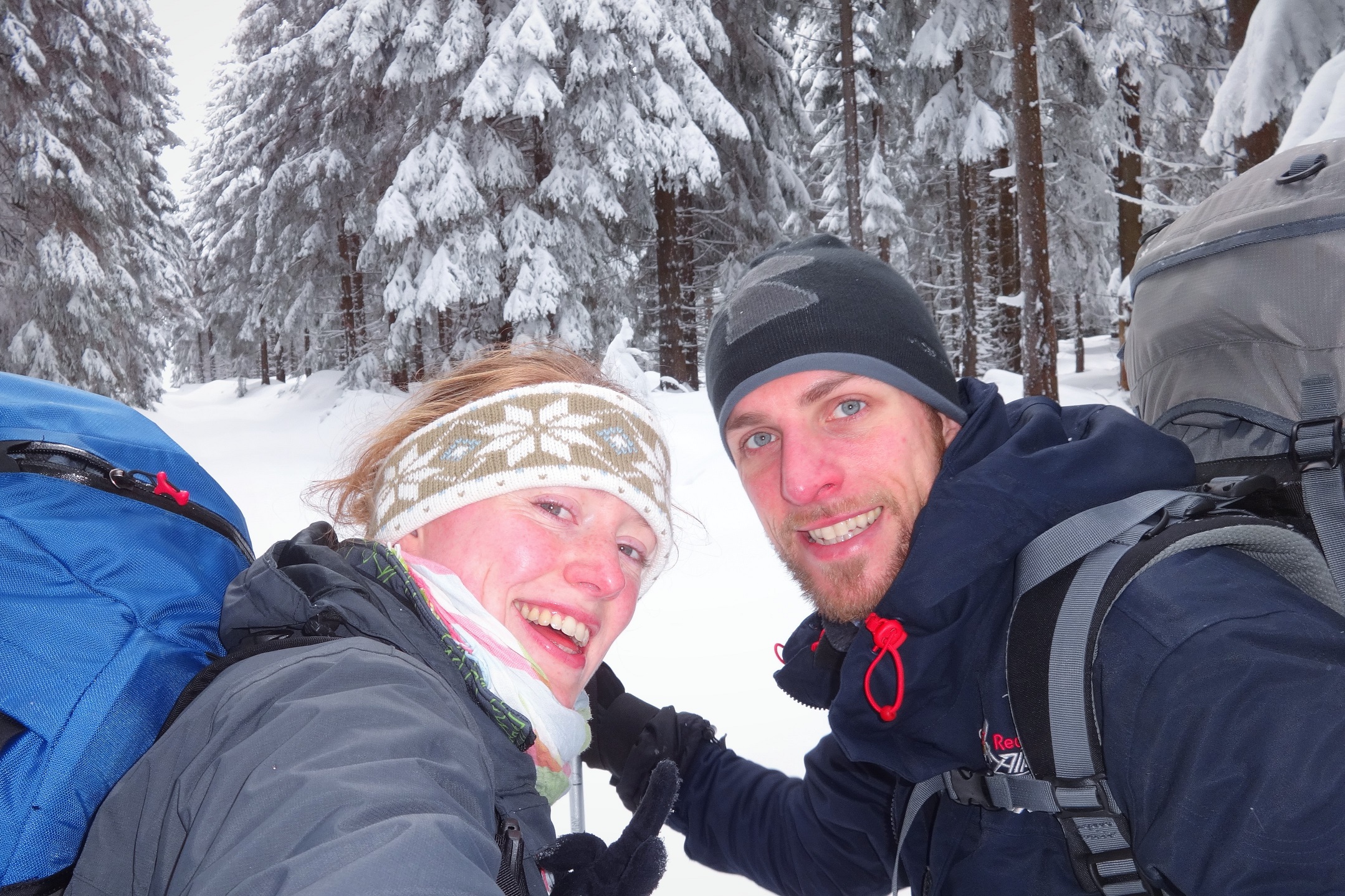 Schnee Abenteuer Erzgebirge