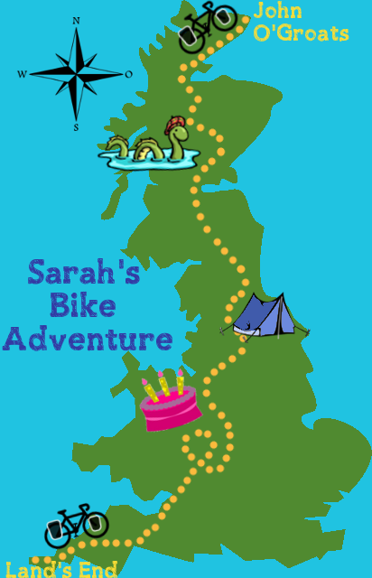 Sarah's Route LEJOG