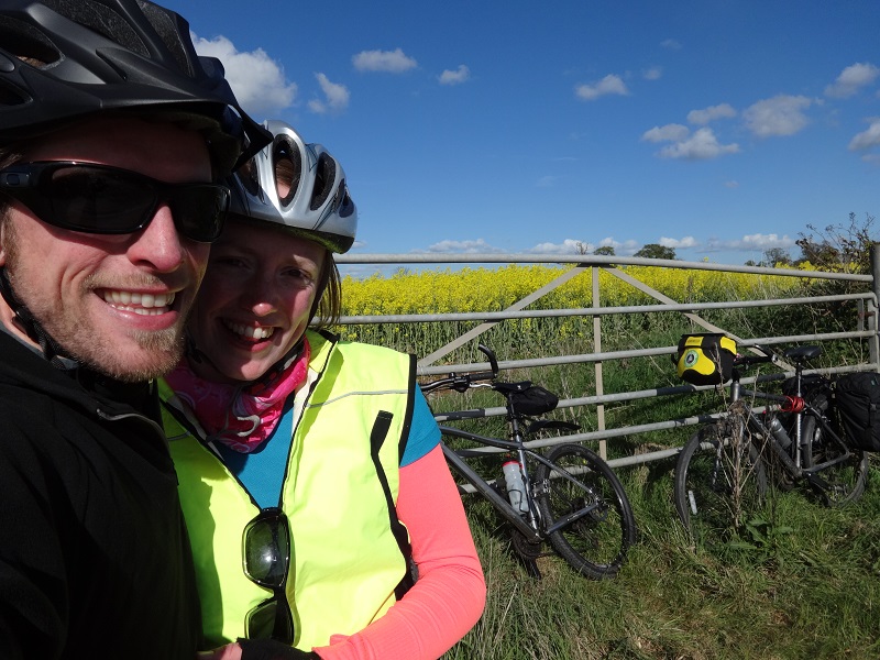 cycling with matthes on lejog adventure