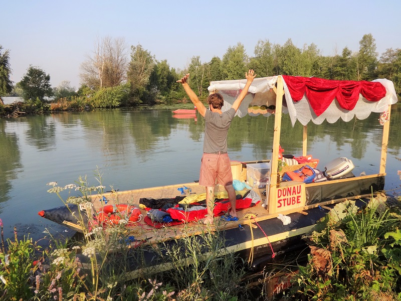bucht wild campen donau stube floß abenteuer