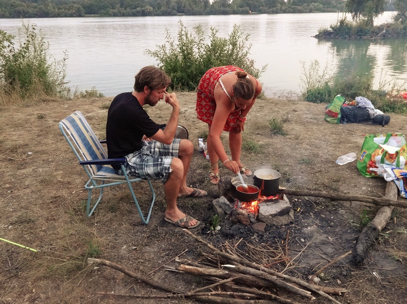 küche kochen wild zelten